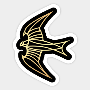 BIRD ART Sticker